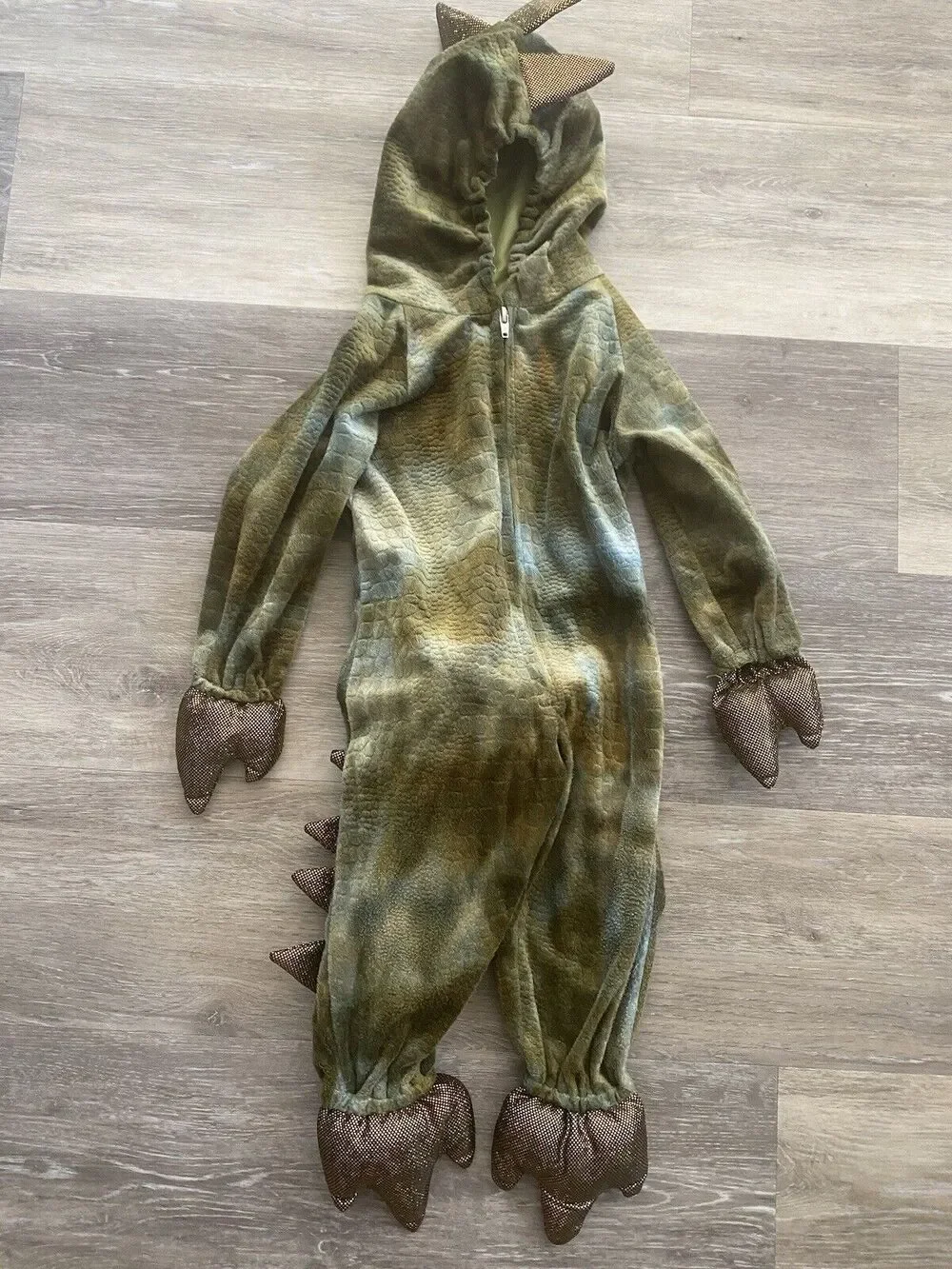 Princess Paradise Toddler dragon costume Full front zip Hood and tail 6-12 Month